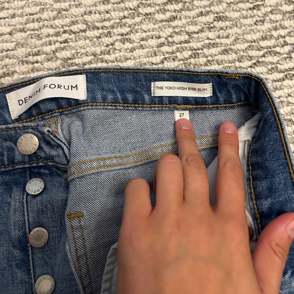 DENIM FORUM YOKO HIRISE JEANS - Picture 4 of 7